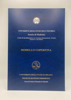 Similpelle blu striato